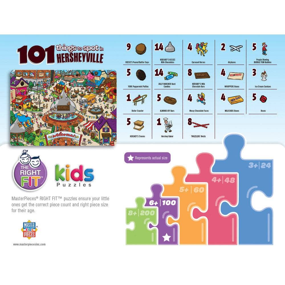 101 Things to Spot in Hersheyville - 101 Piece Jigsaw Puzzle - Image 3
