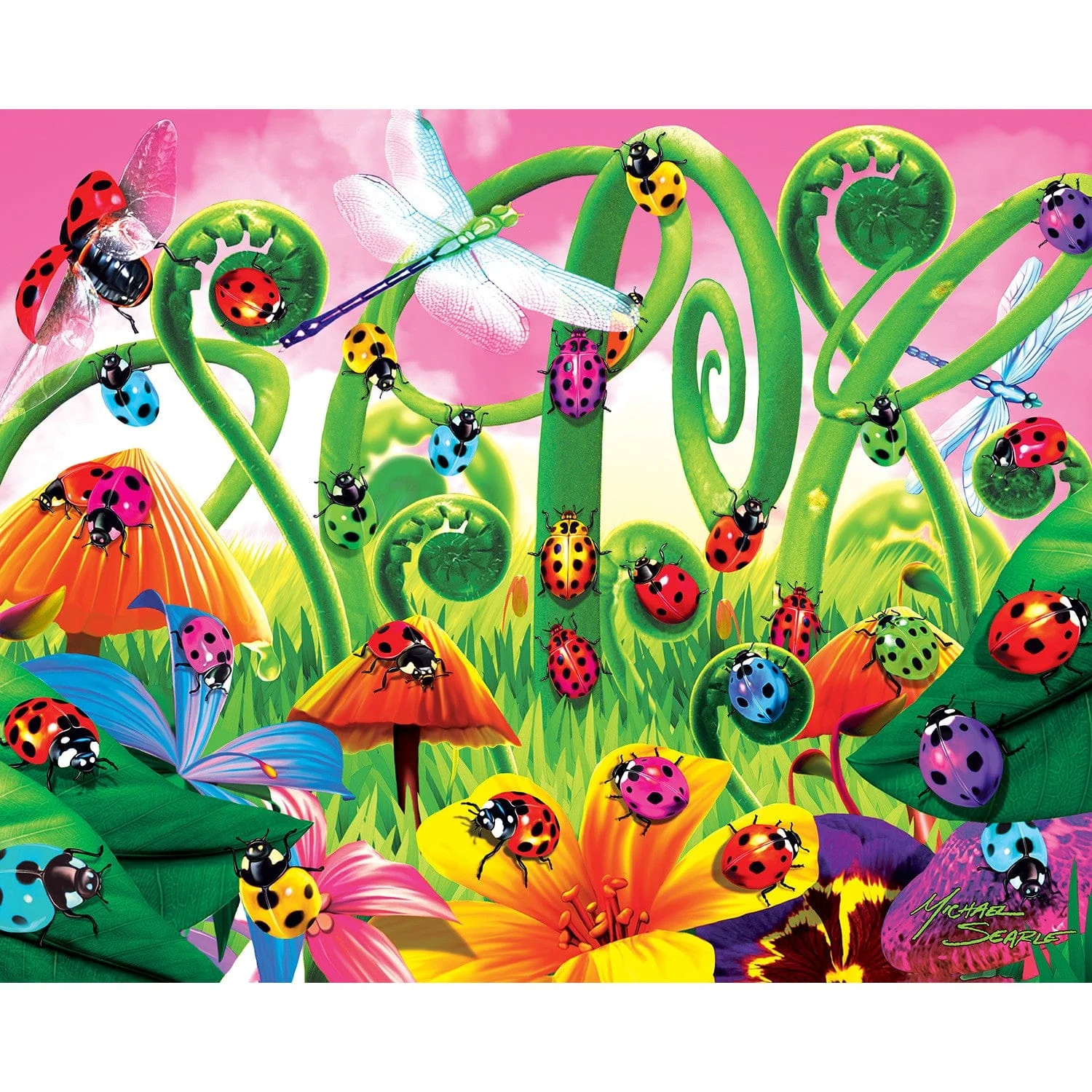 Glow in the Dark 100 Piece Jigsaw Puzzles - 4-Pack V1 - Image 4