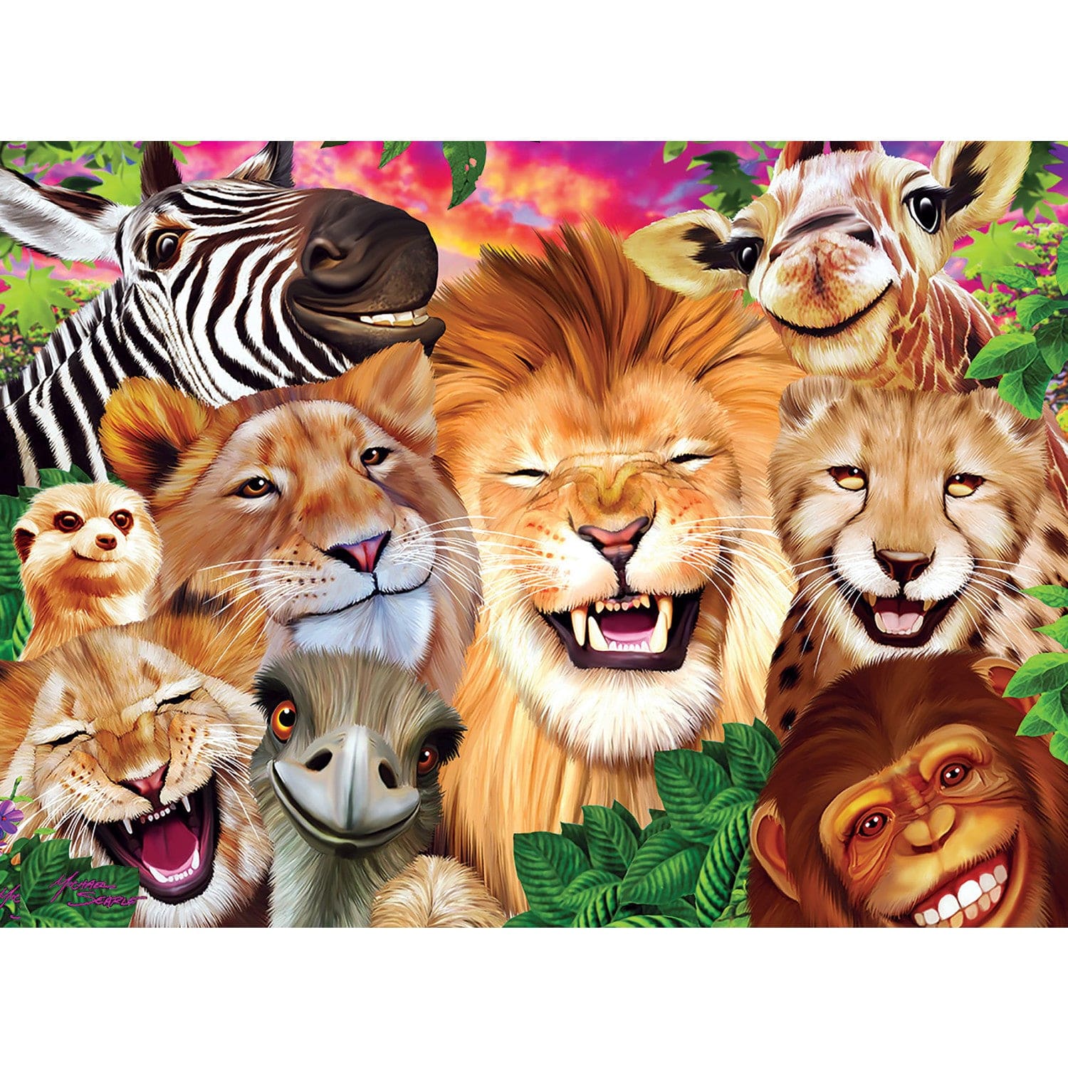 Selfies 100 Piece Jigsaw Puzzles 4-Pack - Image 6