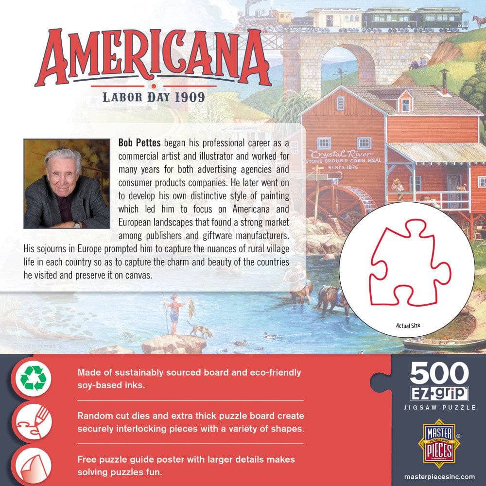 Americana - Labor Day 1909 500 Piece EZ Grip Jigsaw Puzzle - Image 3