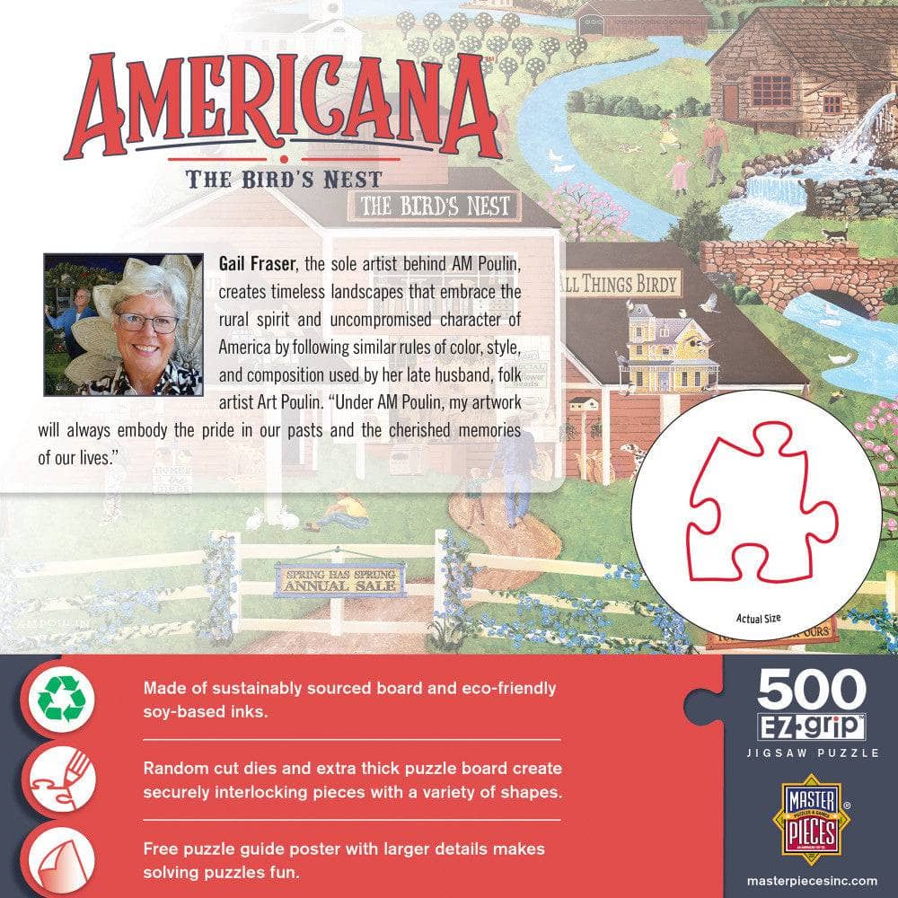 Americana - The Bird's Nest 500 Piece EZ Grip Jigsaw Puzzle - Image 3