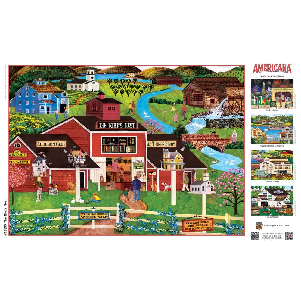 Americana - The Bird's Nest 500 Piece EZ Grip Jigsaw Puzzle - Image 4