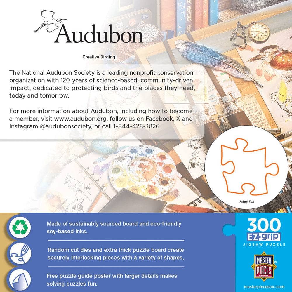 Audubon - Creative Birding 300 Piece EZ Grip Jigsaw Puzzle - Image 3