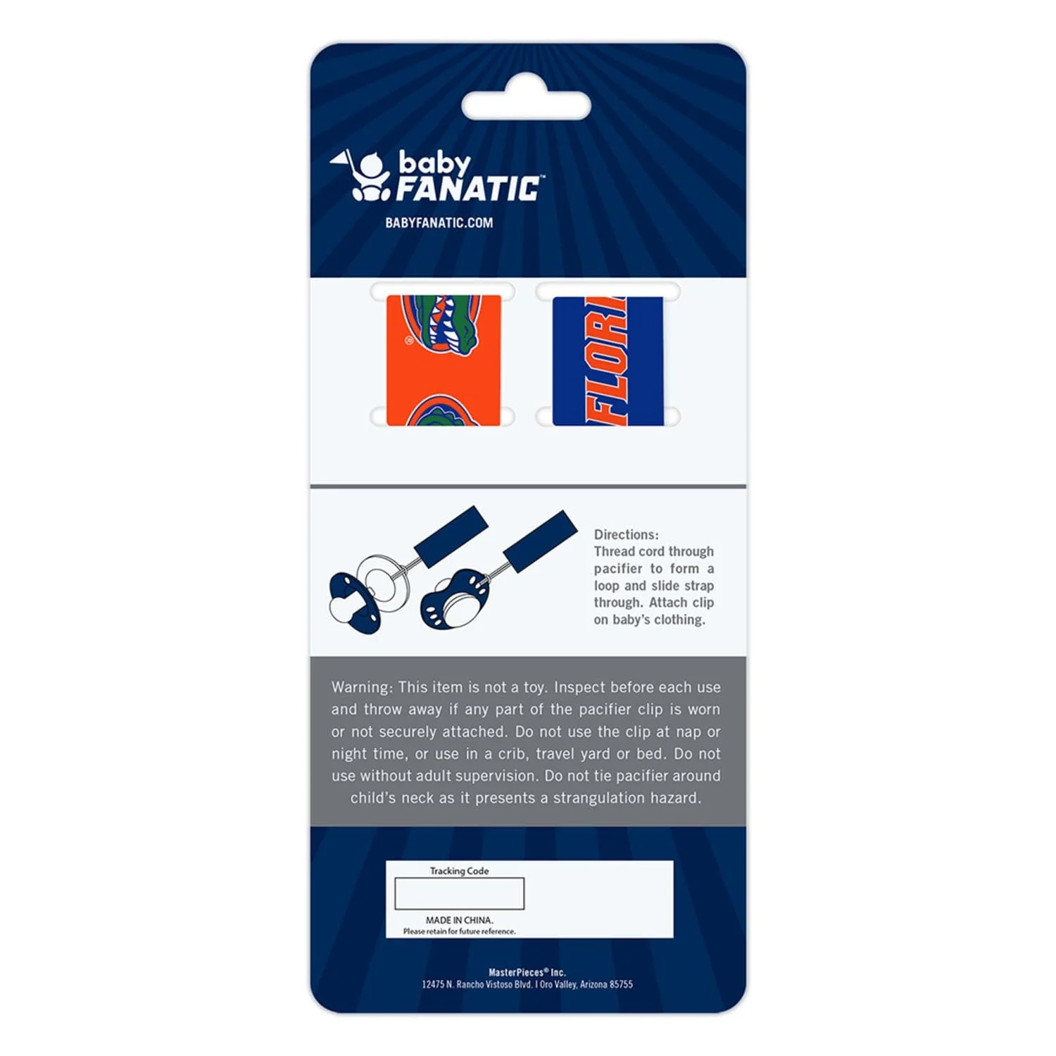 Florida Gators - Pacifier Clip 2-Pack - Image 3