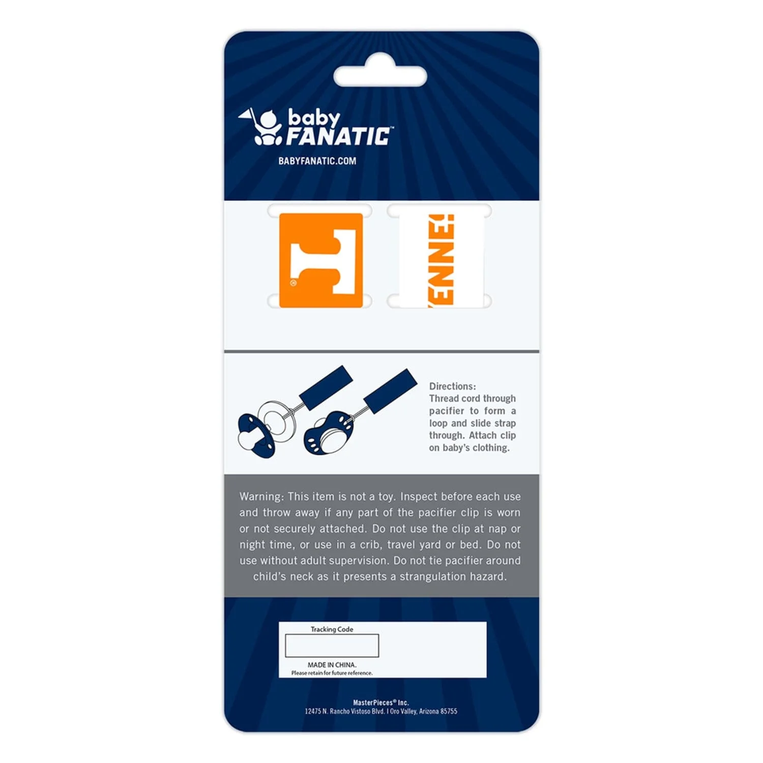 Tennessee Volunteers - Pacifier Clip 2-Pack - Image 3