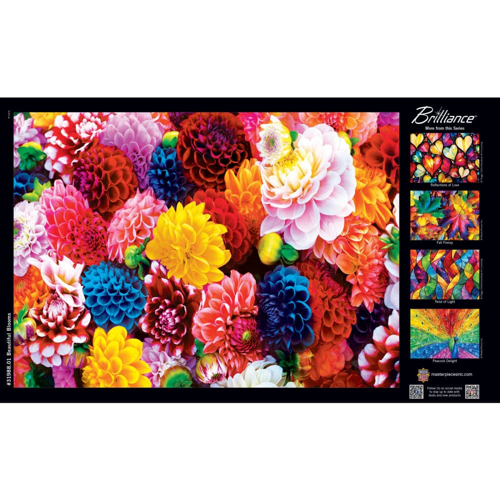 Brilliance - Beautiful Blooms 500 Piece Jigsaw Puzzle - Image 4