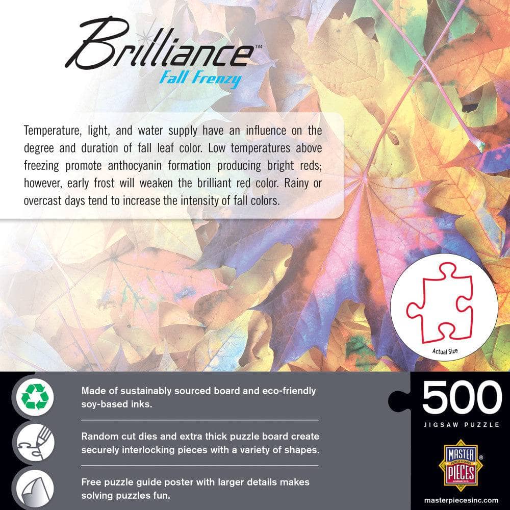 Brilliance - Fall Frenzy 500 Piece Jigsaw Puzzle - Image 3