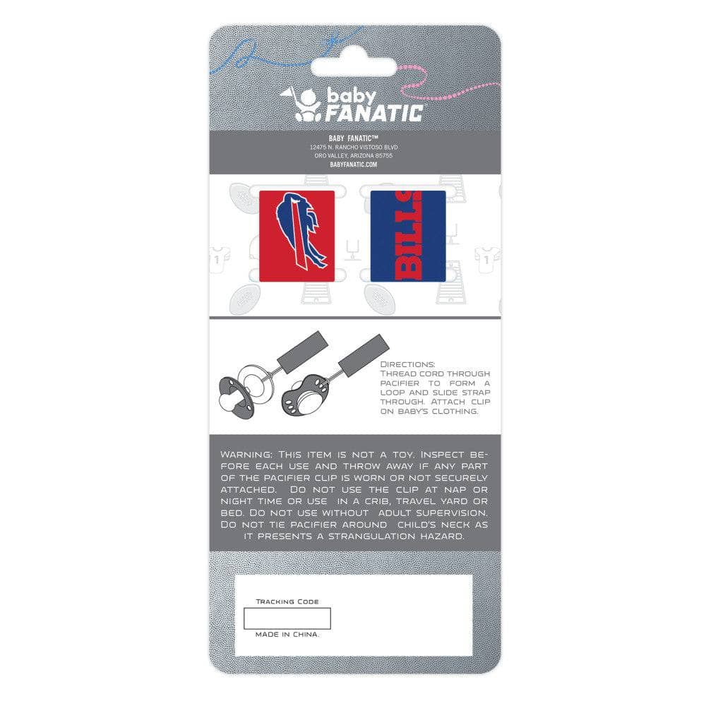 Buffalo Bills - Pacifier Clip 2-Pack - Image 3