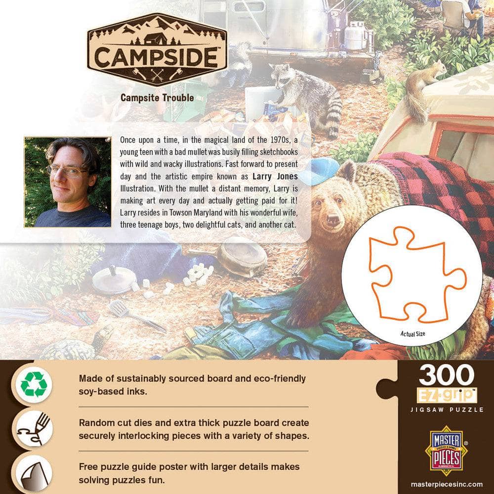 Campside - Campsite Trouble 300 Piece EZ Grip Jigsaw Puzzle - Image 3