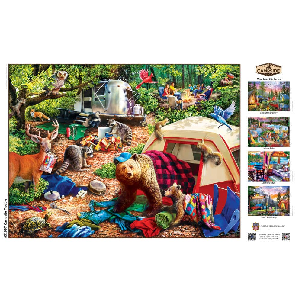 Campside - Campsite Trouble 300 Piece EZ Grip Jigsaw Puzzle - Image 4