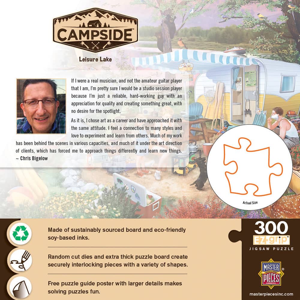 Campside - Leisure Lake 300 Piece EZ Grip Jigsaw Puzzle - Image 3