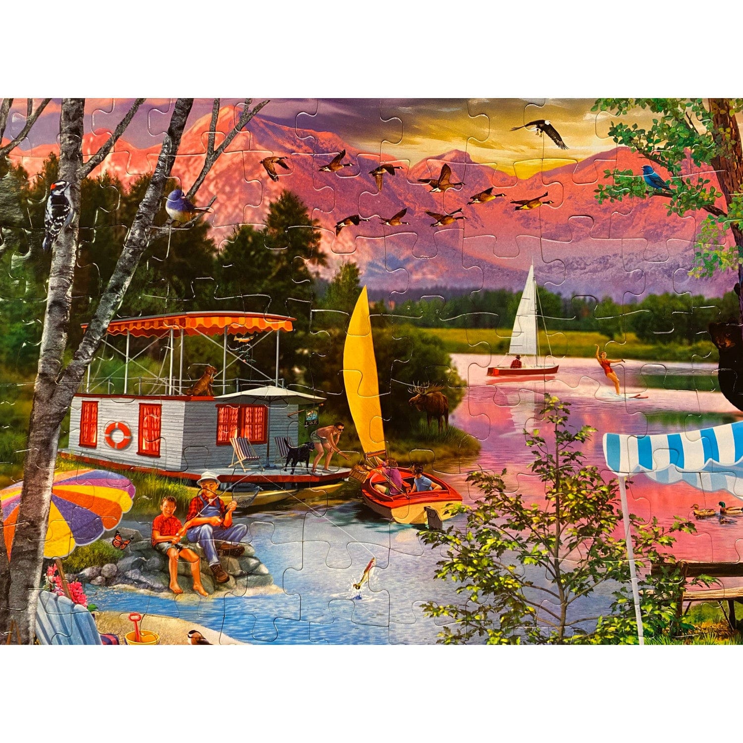 Campside - Leisure Lake 300 Piece EZ Grip Jigsaw Puzzle - Image 5