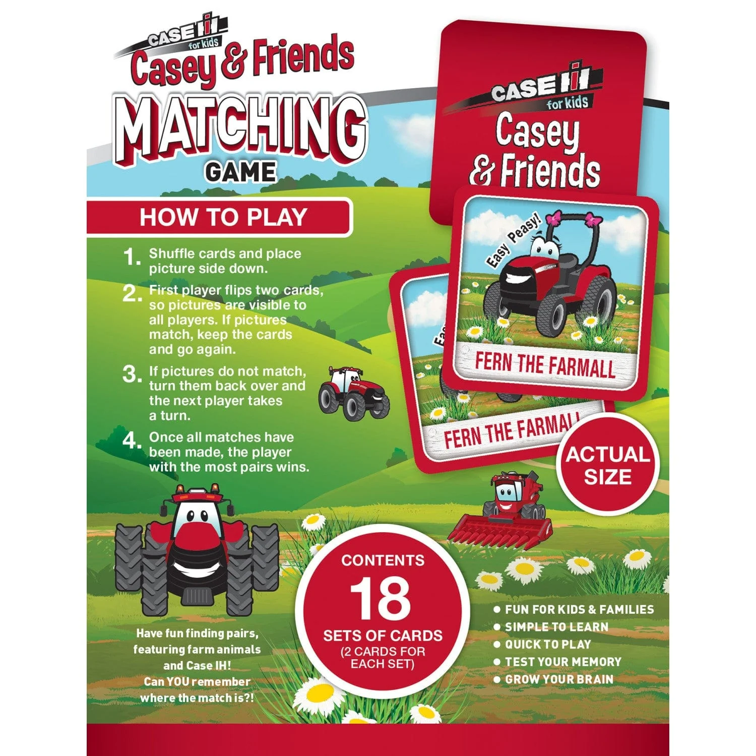 Case IH - Casey & Friends Matching Game - Image 3