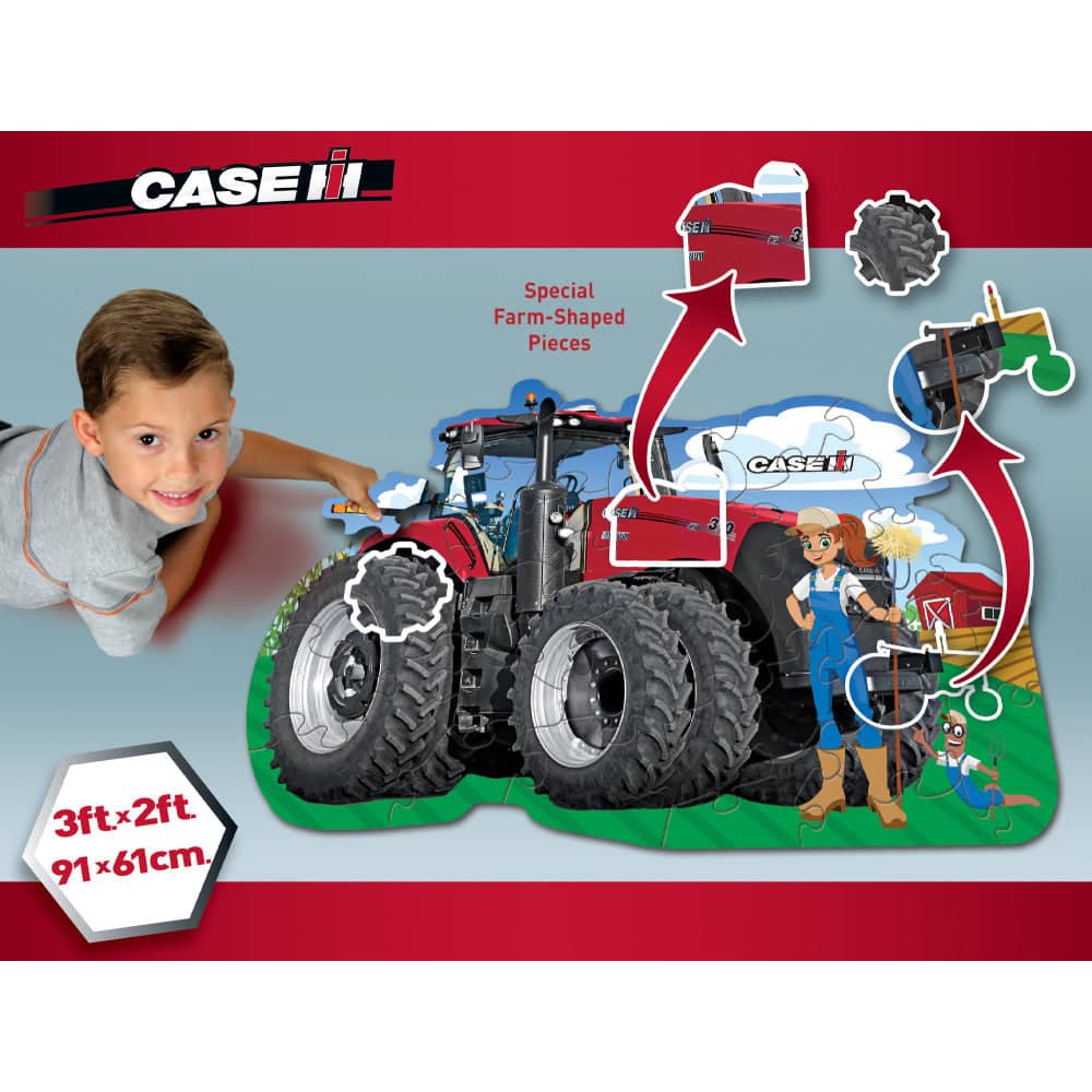 Case IH - Tractor 36 Piece Floor Jigsaw Puzzle - Image 3
