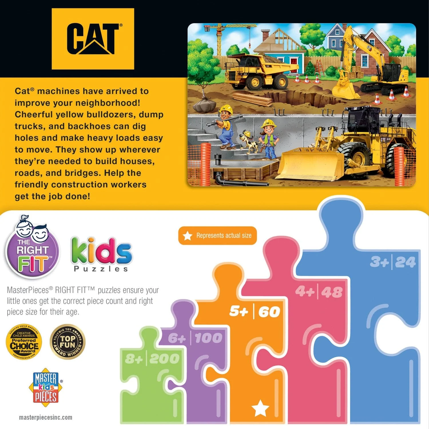 CAT - In My Neighborhood 60 Piece Jigsaw Puzzle - Image 3