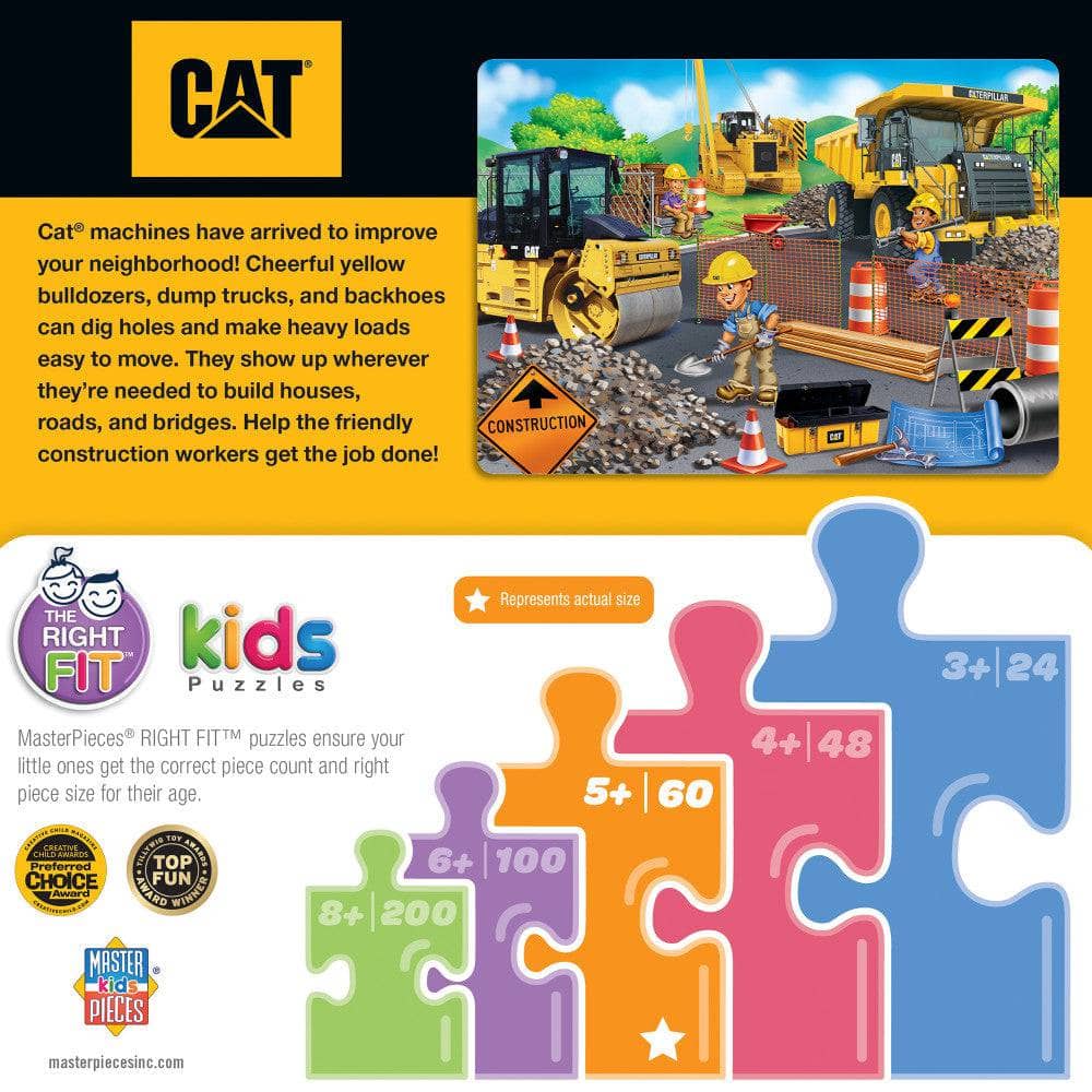 CAT - Parking Lot 60 Piece Jigsaw Puzzle - Image 3