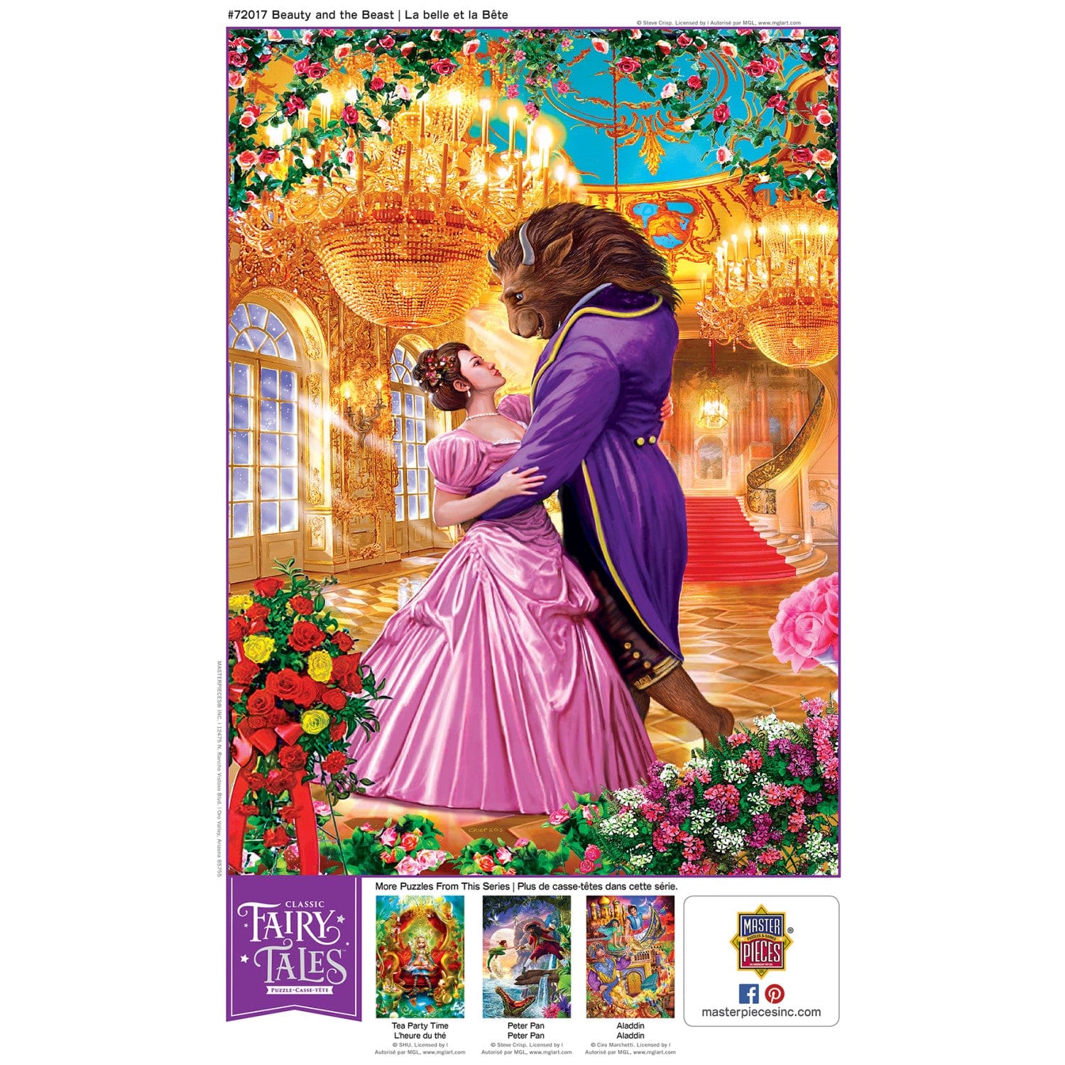 Classic Fairy Tales - Beauty and the Beast 1000 Piece Jigsaw Puzzle - Image 4