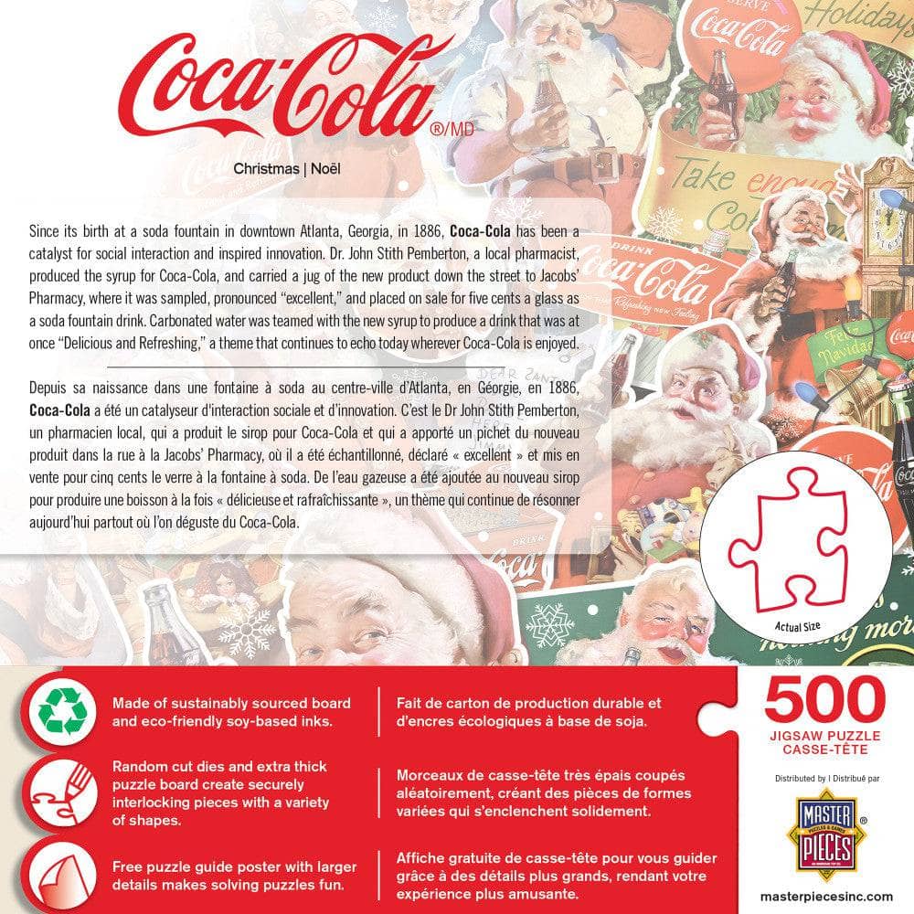Coca-Cola Christmas - 500 Piece Jigsaw Puzzle - Image 3