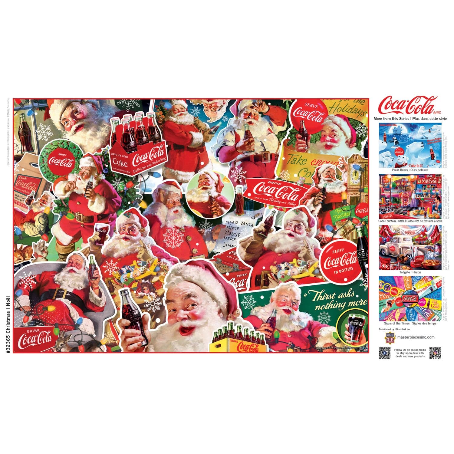 Coca-Cola Christmas - 500 Piece Jigsaw Puzzle - Image 4