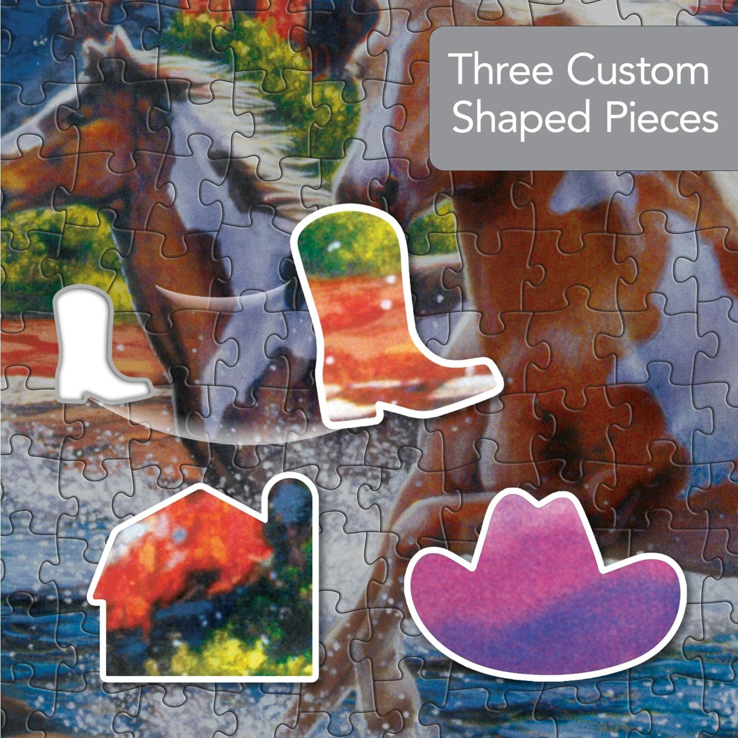 Shapes - Sedona Spirit 1000 Piece Shaped Jigsaw Puzzle - Image 4