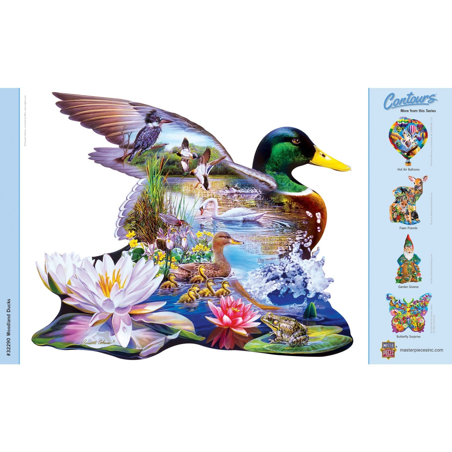 Shapes - Woodland Ducks 500 Piece Jigsaw Puzzle - Image 4