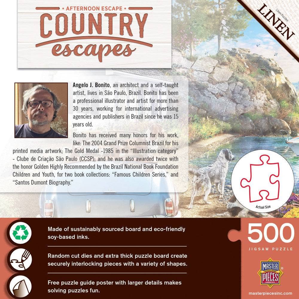 Country Escapes - Afternoon Escape 500 Piece Jigsaw Puzzle - Image 3