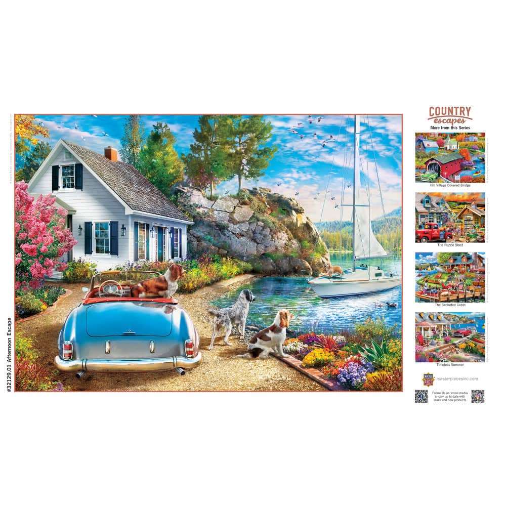 Country Escapes - Afternoon Escape 500 Piece Jigsaw Puzzle - Image 4