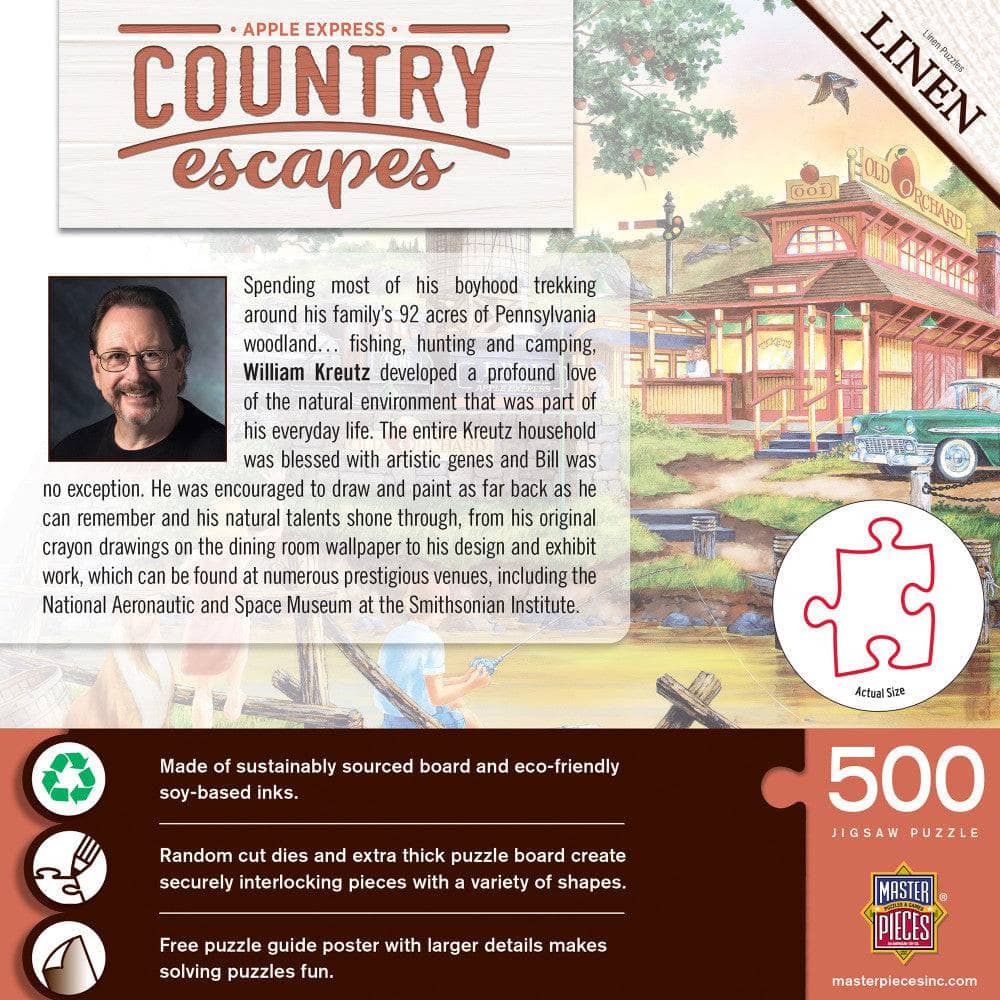Country Escapes - Apple Express 500 Piece Jigsaw Puzzle - Image 3