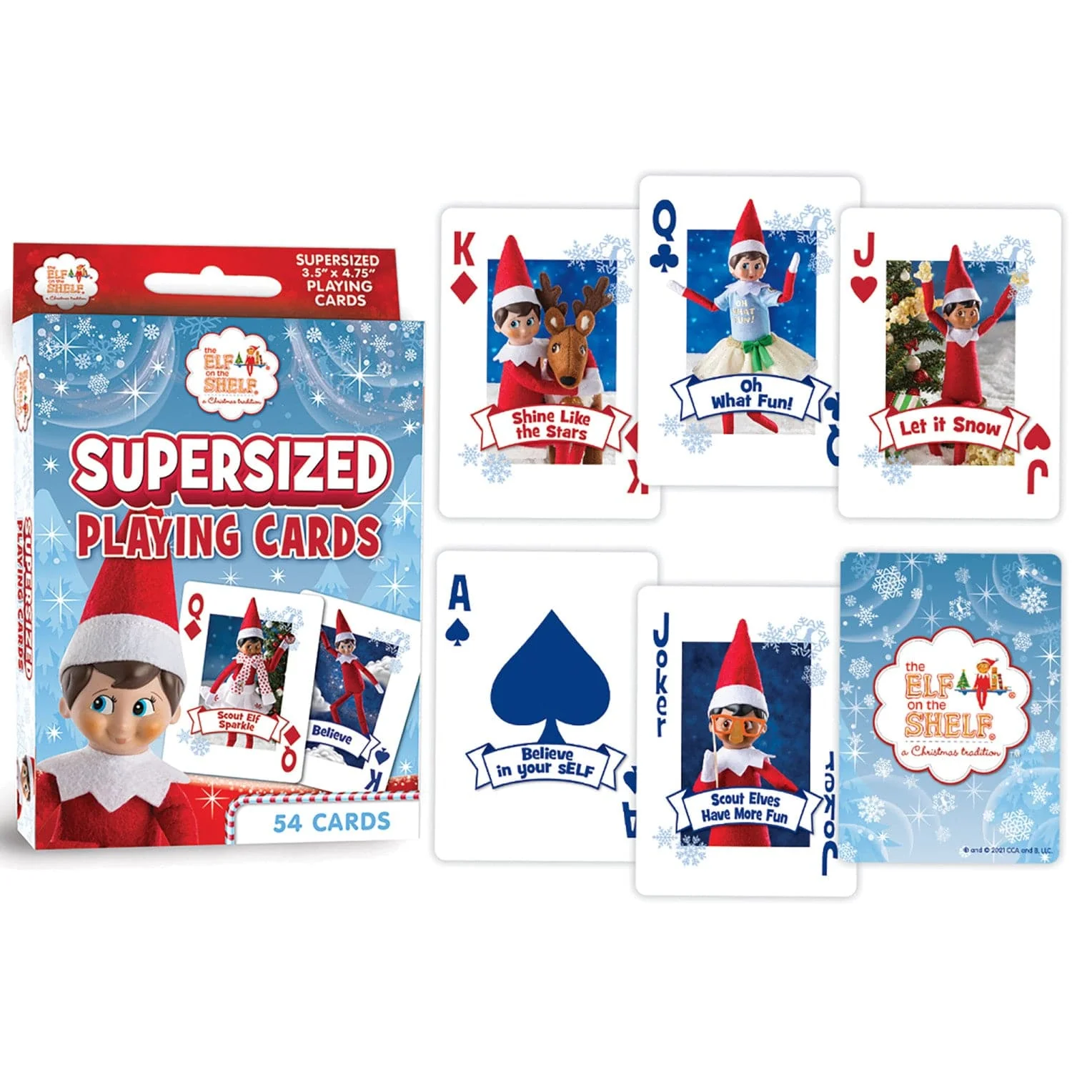 Elf on the Shelf Jumbo Playing Cards - Image 4