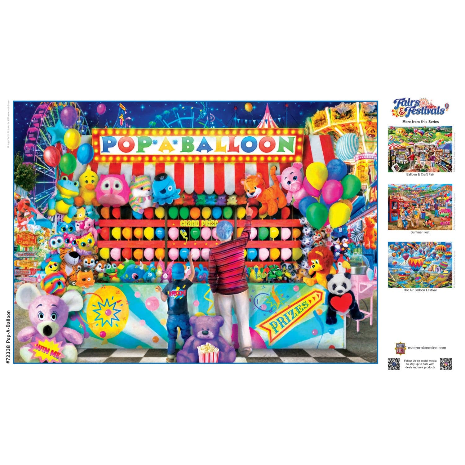 Fairs & Festivals - Pop-A-Balloon 1000 Piece Jigsaw Puzzle - Image 4
