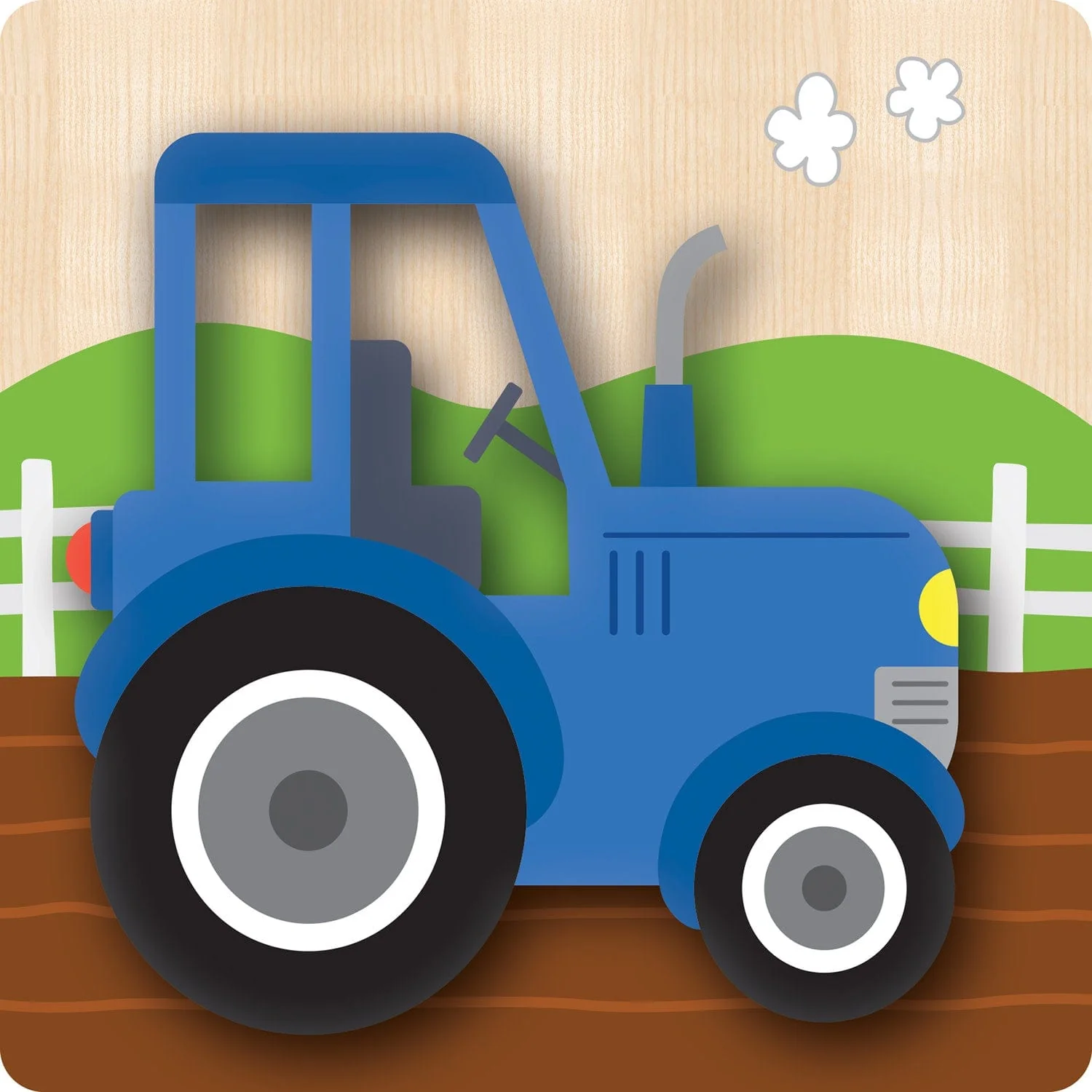 Farm Chunky Wood Puzzles - Kids 4 Pack - Image 3