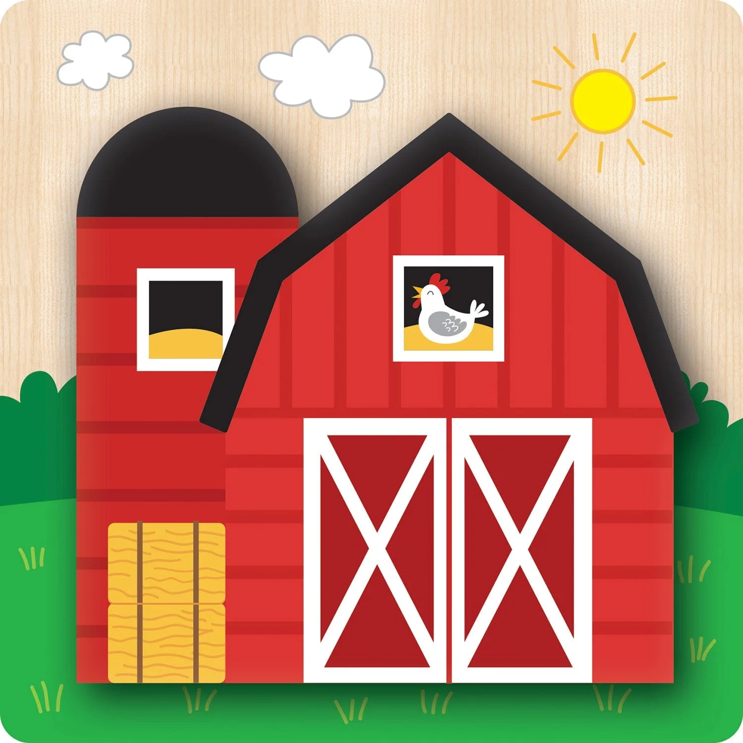 Farm Chunky Wood Puzzles - Kids 4 Pack - Image 6