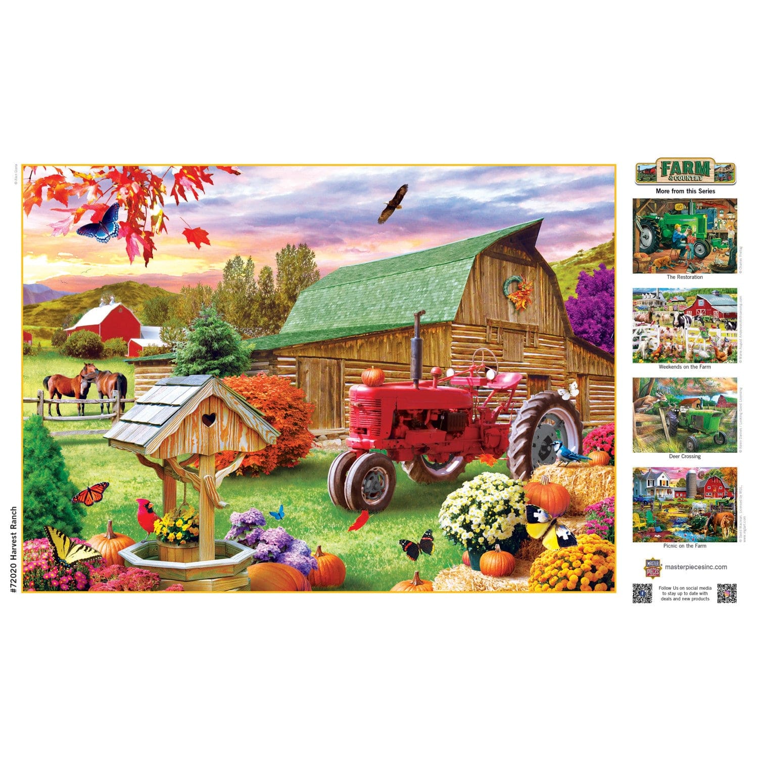 Farm & Country - Harvest Ranch 1000 Piece Jigsaw Puzzle - Image 4