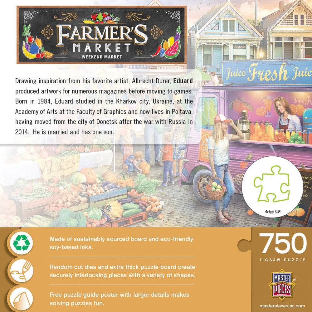Farmer's Market - Weekend Market 750 Piece Jigsaw Puzzle - Image 3