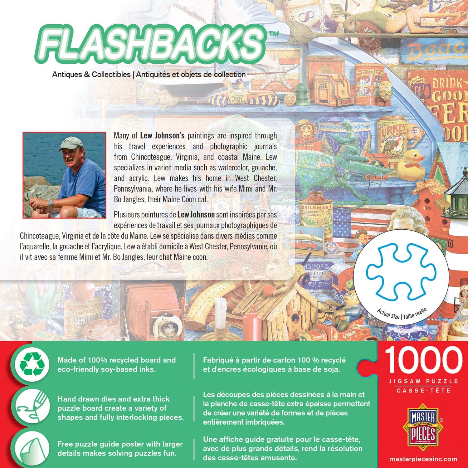Flashbacks - Antiques & Collectibles 1000 Piece Jigsaw Puzzle - Image 3
