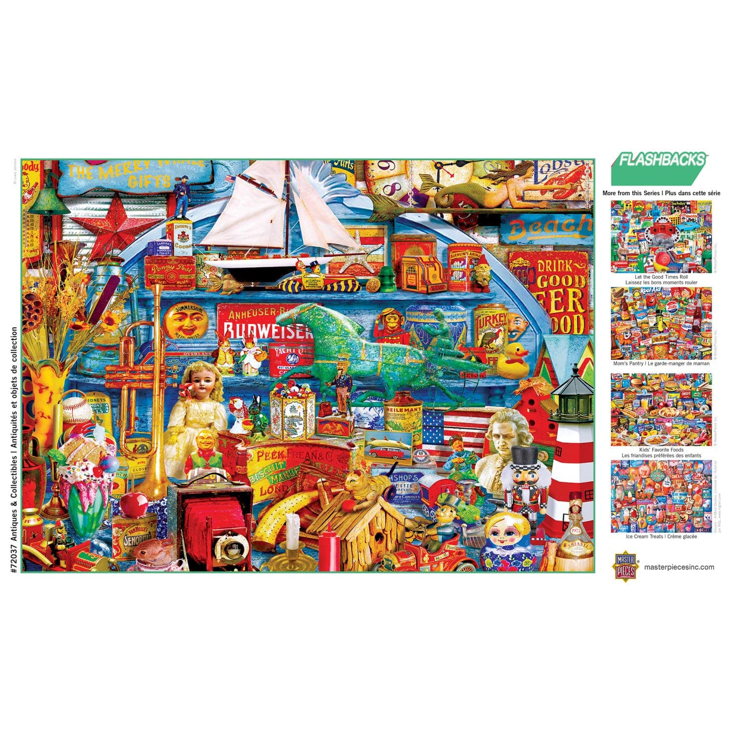 Flashbacks - Antiques & Collectibles 1000 Piece Jigsaw Puzzle - Image 4