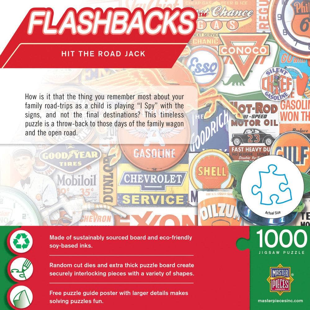 Flashbacks - Hit the Road Jack 1000 Piece Jigsaw Puzzle - Image 3
