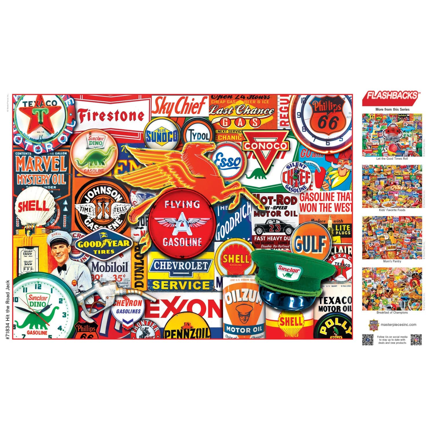 Flashbacks - Hit the Road Jack 1000 Piece Jigsaw Puzzle - Image 4