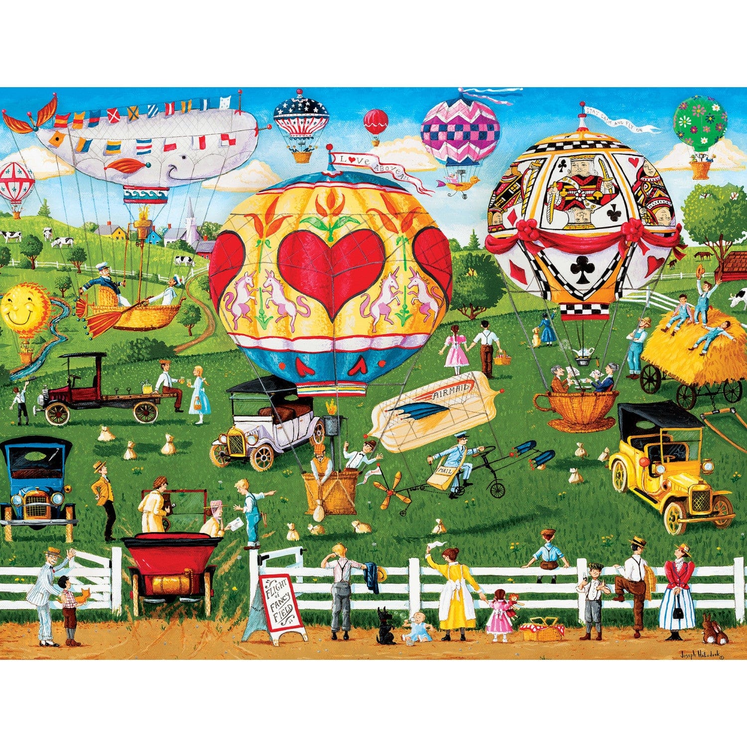 Folk Art Jigsaw Puzzle Collection - 12 Pack - Image 4