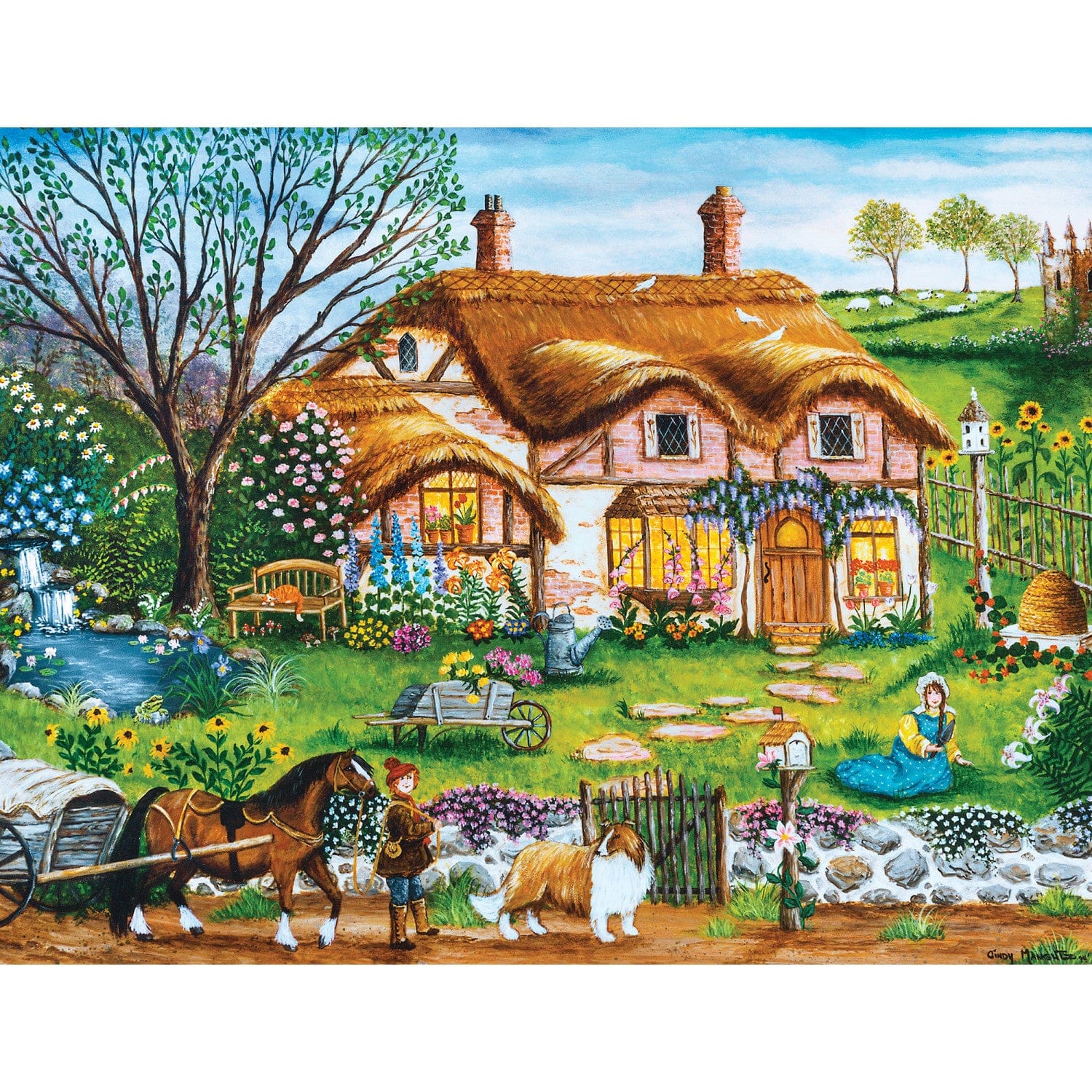 Folk Art Jigsaw Puzzle Collection - 12 Pack - Image 5