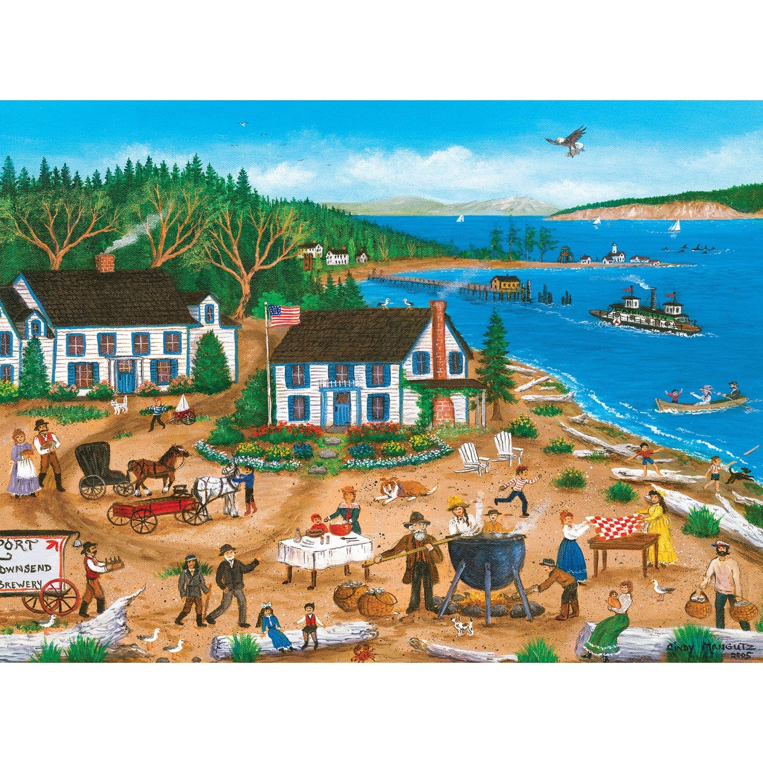 Folk Art Jigsaw Puzzle Collection - 12 Pack - Image 6