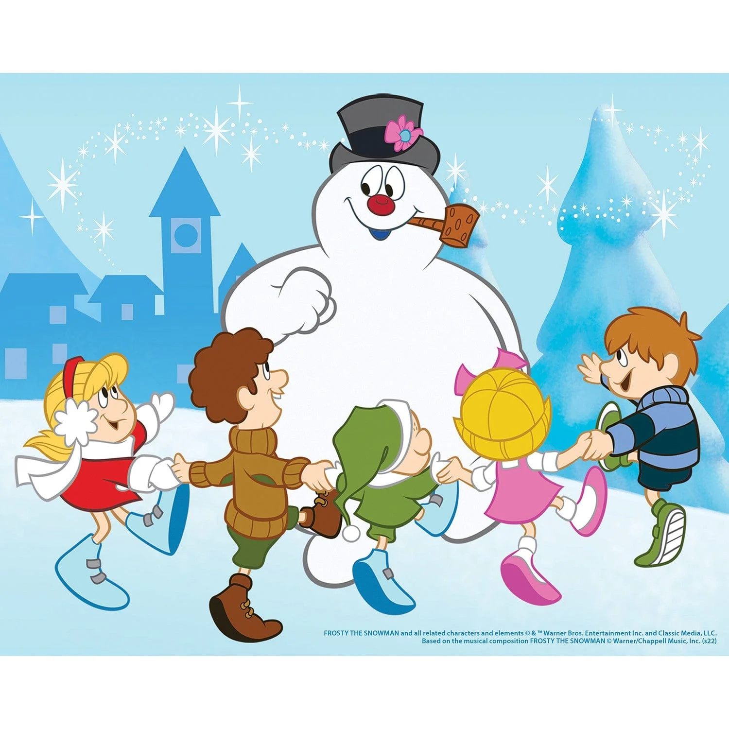 Frosty the Snowman 4-Pack 100 Piece Jigsaw Puzzles - Image 4