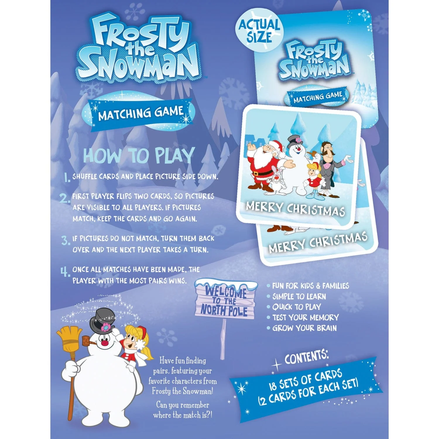 Frosty the Snowman Matching Game - Image 3