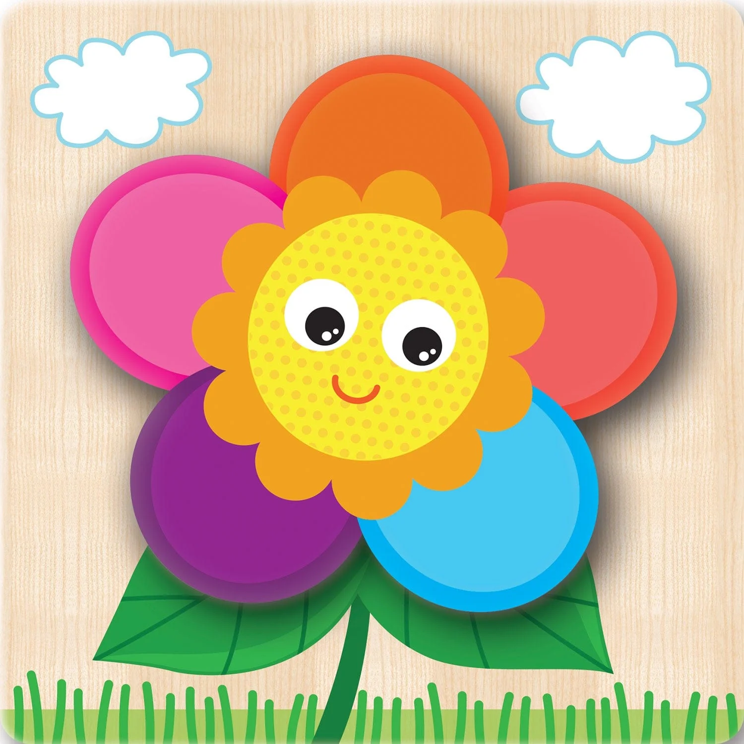 Garden Chunky Wood Puzzles - Kids 4 Pack - Image 4