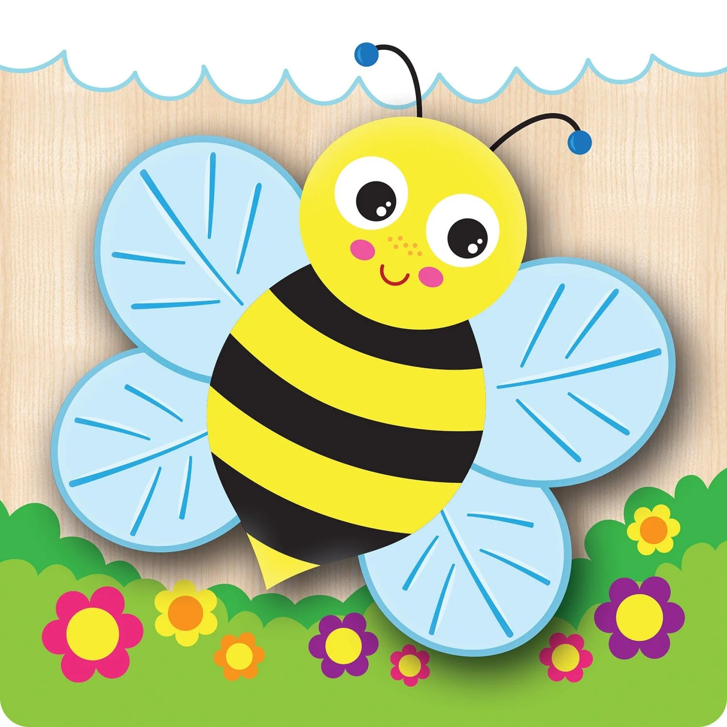 Garden Chunky Wood Puzzles - Kids 4 Pack - Image 6