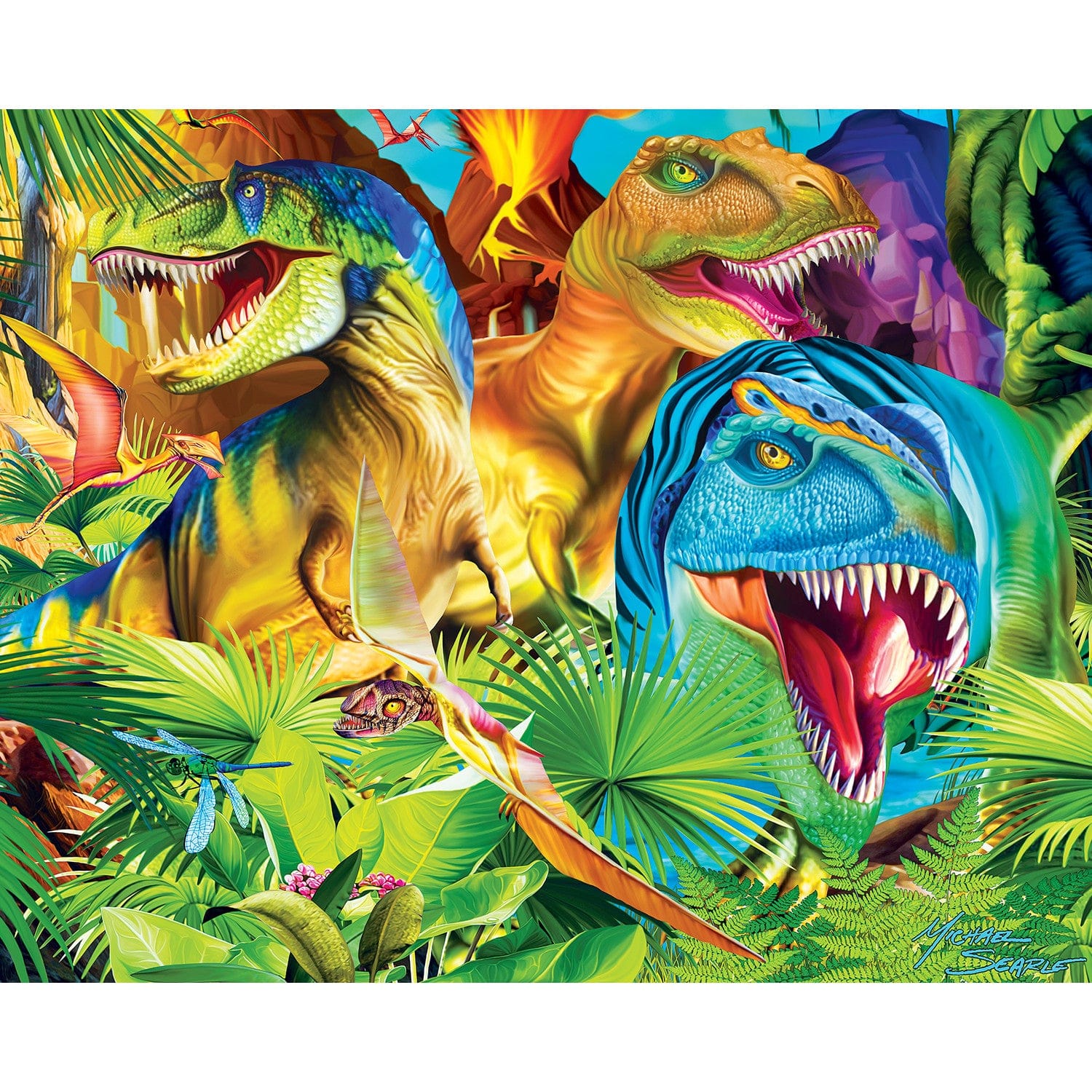 Glow in the Dark 100 Piece Jigsaw Puzzles - 4-Pack V2 - Image 3
