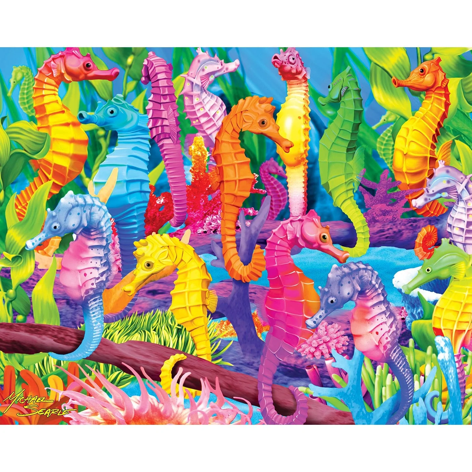 Glow in the Dark 100 Piece Jigsaw Puzzles - 4-Pack V2 - Image 6