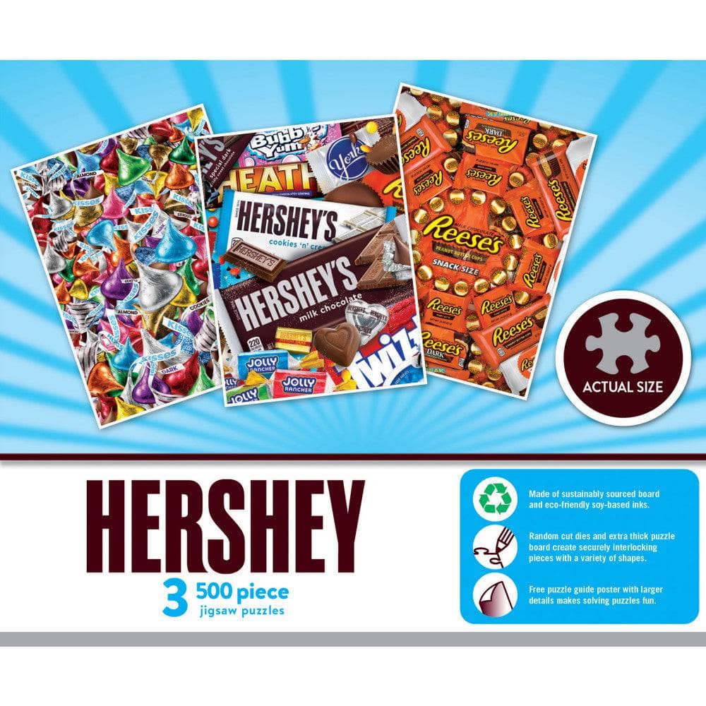 Hershey - 500 Piece Jigsaw Puzzles 3 Pack - Image 5