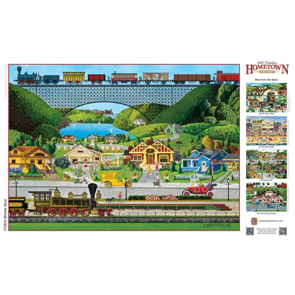 Hometown Gallery - Whistle Stop 1000 Piece Jigsaw Puzzle - Image 4