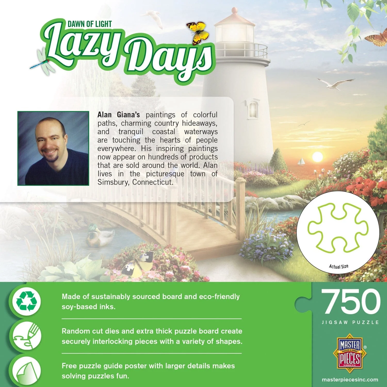 Lazy Days - Dawn of Light 750 Piece Jigsaw Puzzle - Image 3